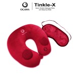 Gối massage kèm miếng che mắt ngủ (OL-0502X)-Tinkle Touch – X (OL-0502X) and sleep Eye Mask