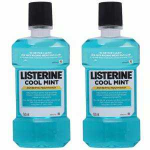 Nước súc miệng Listerine 750ml (Lốc 2 chai)