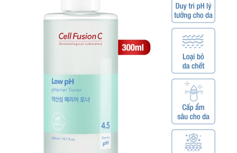 Nước cân bằng PH thấp, tăng cường hàng rào bảo vệ da 300ml – Cell Fusion C Low pH pHarrier Toner