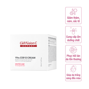 Kem dưỡng trắng & đều màu da 50ml – Cell Fusion C Expert WhiteCure Vita.CEB12 Cream