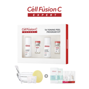 Giải pháp chăm sóc đặc biệt hàng tuần dưỡng trắng an toàn cải thiện sắc tố da Cell Fusion C Expert TA TONING PEEL KIT