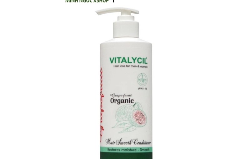 Dầu xả bưởi phục hồi, chống rụng kích mọc tóc Vitalycil Grapefruit Conditioner