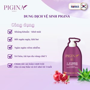 Combo 10 gói gel Dung dịch vệ sinh Pigina 5ml – Pigina Intimate Gel Wash