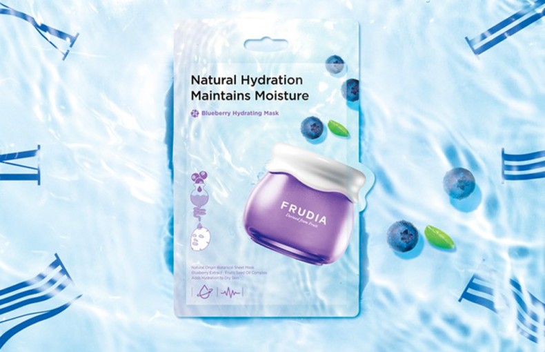 Combo 10 Mặt Nạ Việt Quất Frudia Blueberry Hydrating Mask 20ml