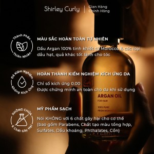 Dầu Dưỡng Tóc Shirley Curly Argan Oil For Hair 100ml