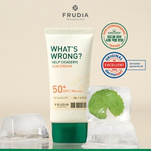 Kem chống nắng thuần chay chiết xuất Rau Má Frudia what’s wrong help Cicaderm sun cream SPF50+/PA++++50g