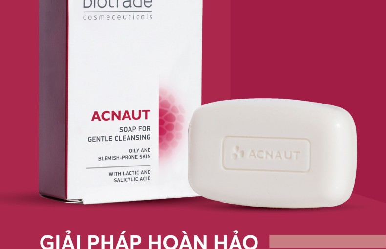 Xà phòng hỗ trợ giảm mụn BIOTRADE ACNAUT SOAP