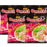 Mì khoai tây dinh dưỡng Omachi sườn hầm ngũ quả gói 80g
