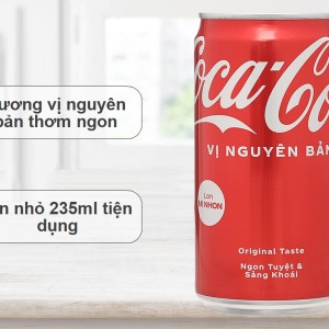 Nước ngọt Coca lon nhí 235ml