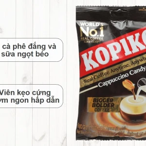 Kẹo cà phê sữa Kopiko cappuccino gói 140g