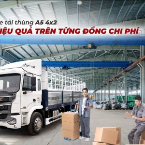 XE TẢI JAC A5 THÙNG BẠT 9,9M 2024