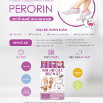 Túi ủ tẩy da chết và tái tạo da chân Perorin (Hộp 01 túi)-FOOT PEELING PACK – PERORIN